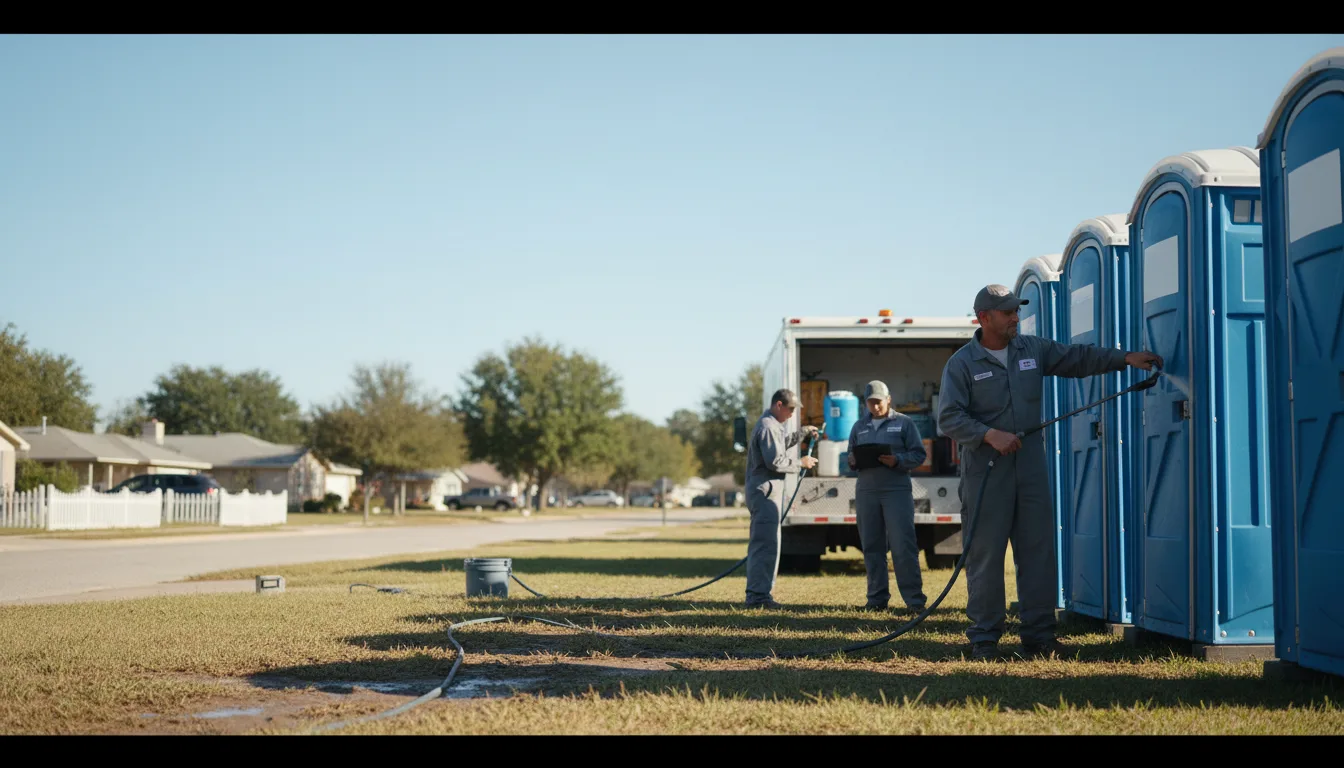 Long-Term Portable Toilet Rental in Houston, TX near me